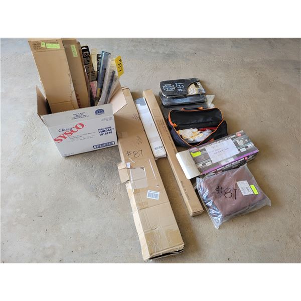 Mud flaps, wiper blades, and Cargo cover & soft winter front cover for Chev Equinox & tension rod