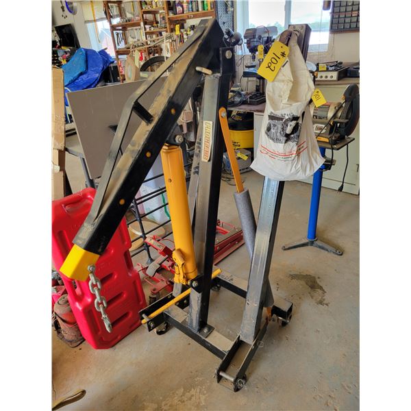 Rolling engine hoist. Up to 2 ton.