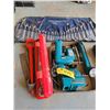 Image 1 : Various Makita tools, torque wrench, and comb. Wrenches.