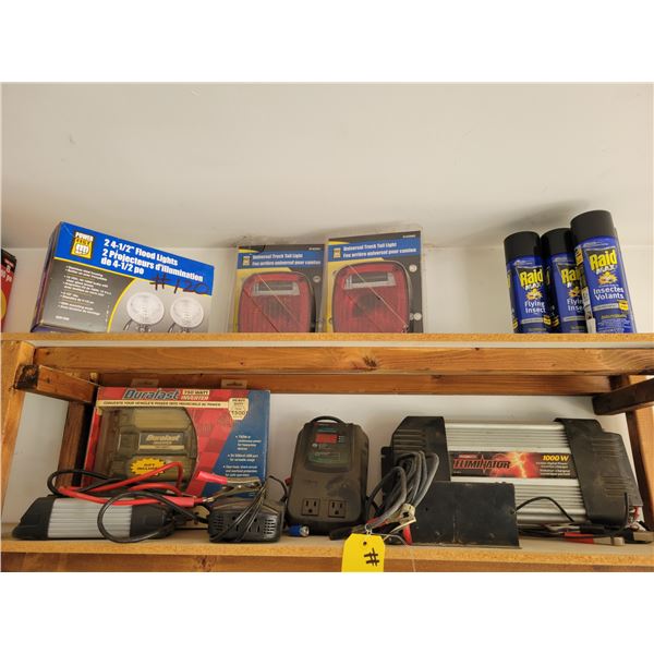 Tail lights, raid,  various invertors