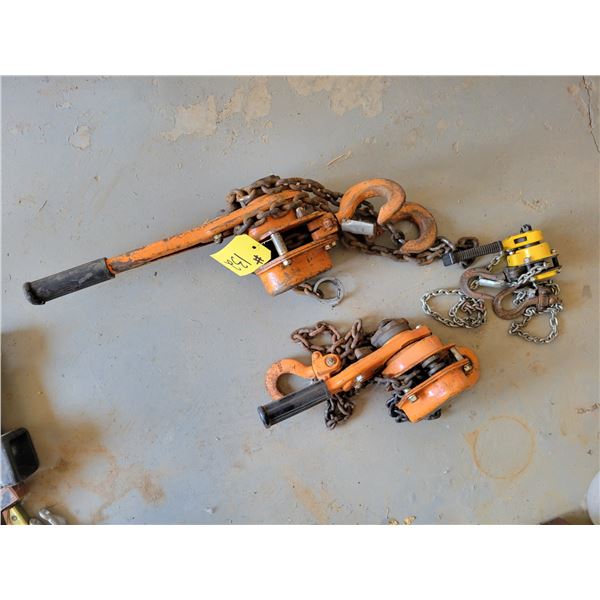 3 various come-alongs