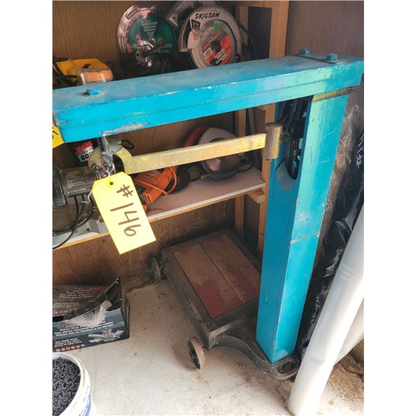 Rolling platform scale ( Blue )