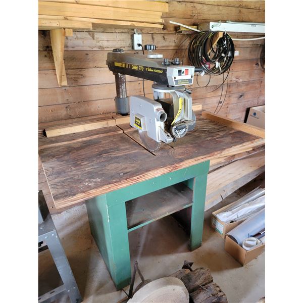DeWalt 770 radial arm saw
