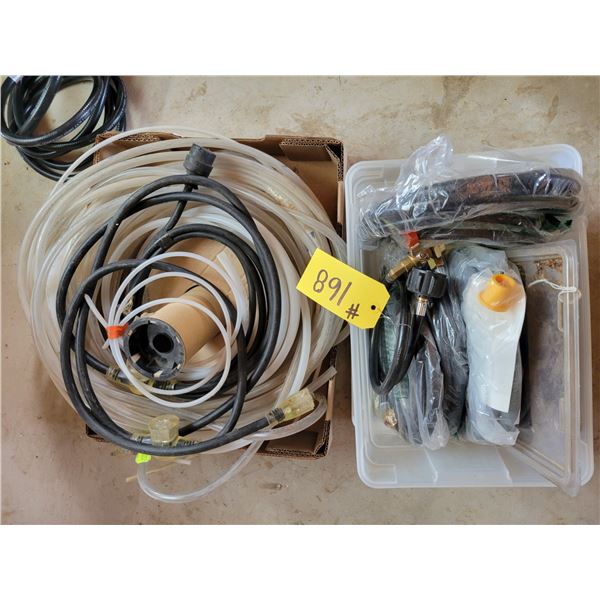 Various hose and cords.
