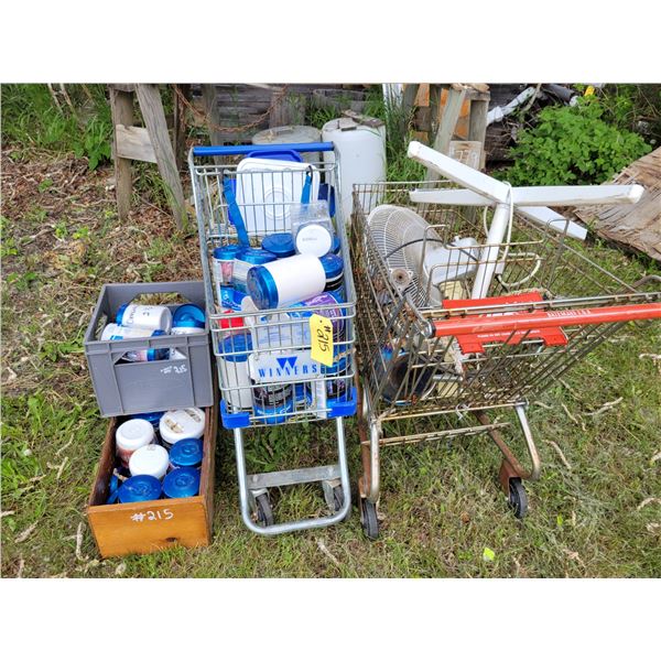 Grocery carts & misc.