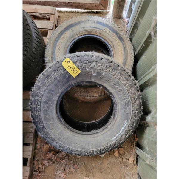 2- 16 inch Tires