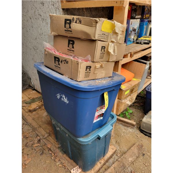 5- Boxes of Safety clothing, various sizes & qty of work gloves