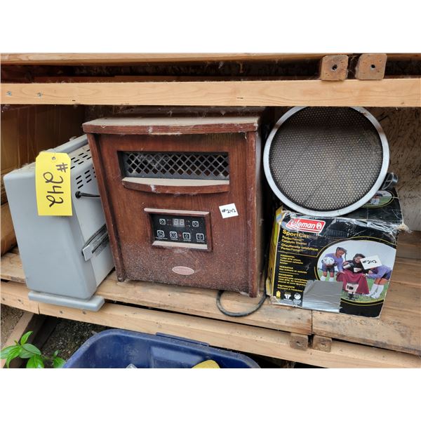 Heater, speakers & propane heaters
