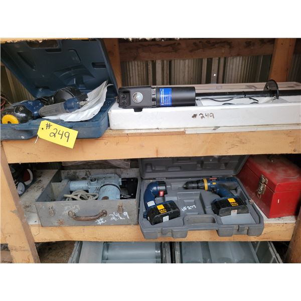 Battery tools, battery trailer jack, air tool