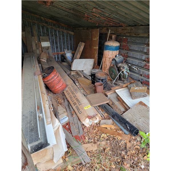 Pump jack & misc. under shed