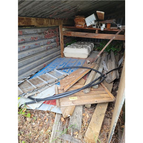 Siding & misc. in shed