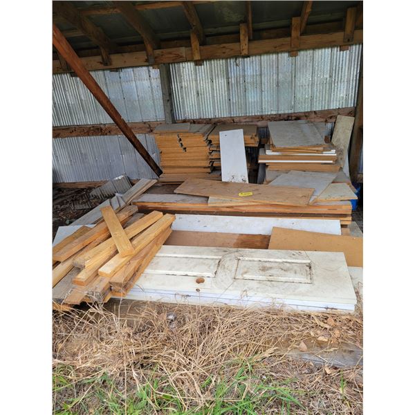 Pile of various wood