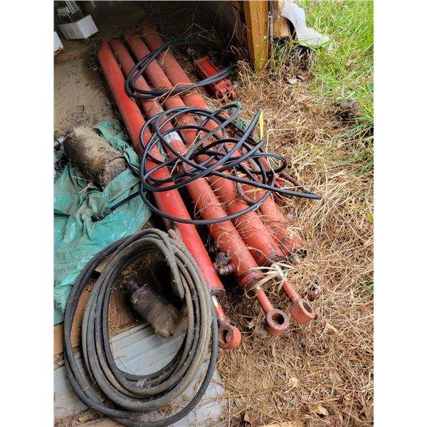 Hyd. Cylinders, hyd hose & hyd drive