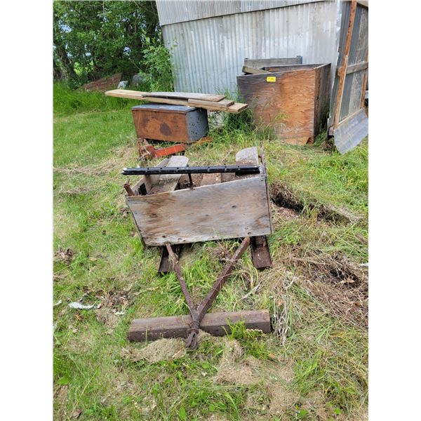 2- Single axle trailer frames