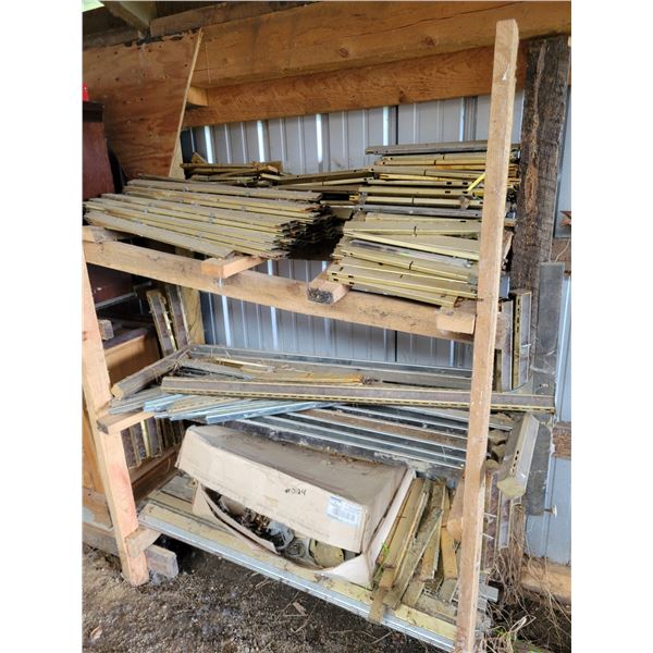 Misc. wood & shelving