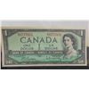 Image 2 : UnCirculated 1954 $1.00 Bill with Lucky s/n 0777851