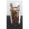 Image 1 : (1) 5 Lbs. Jar of Canadian Pennies