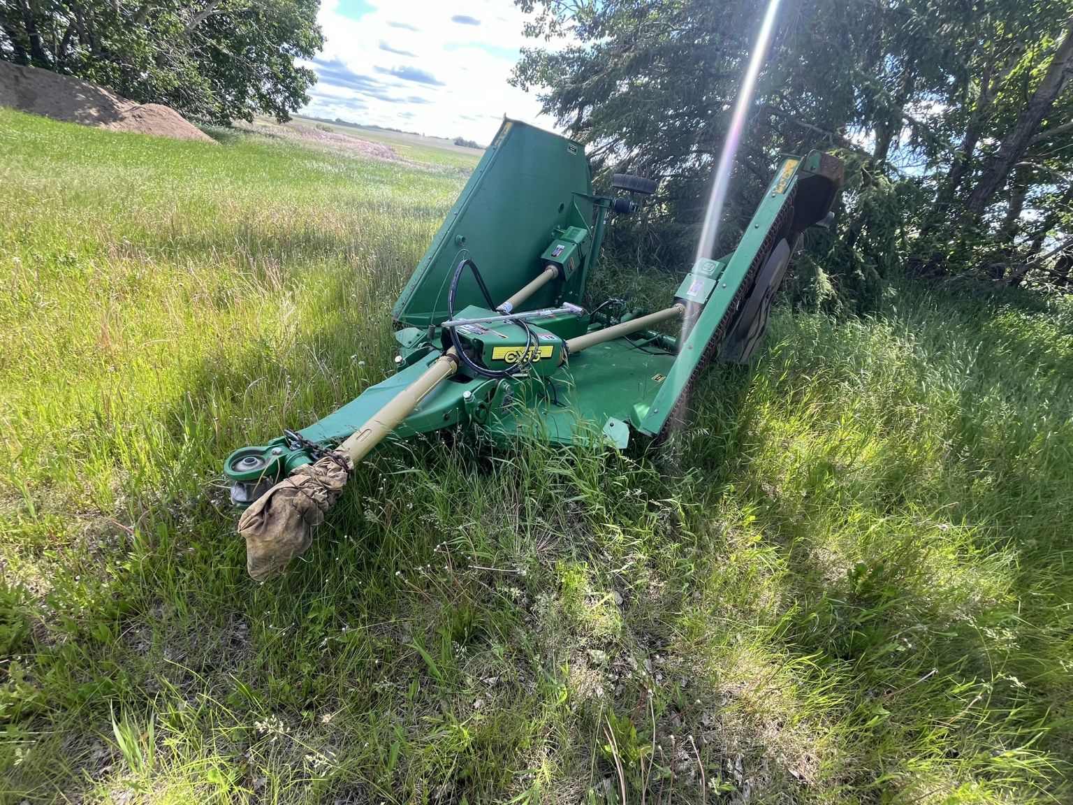 John Deere CX15 Batwing Mower, 16ft, with extra blades