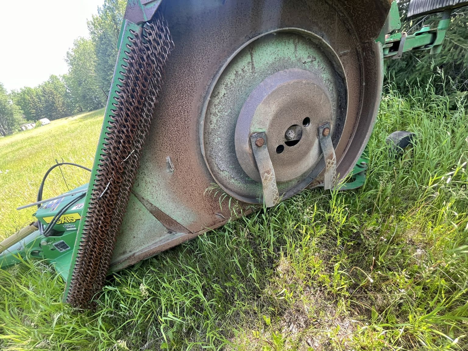 John Deere CX15 Batwing Mower, 16ft, with extra blades