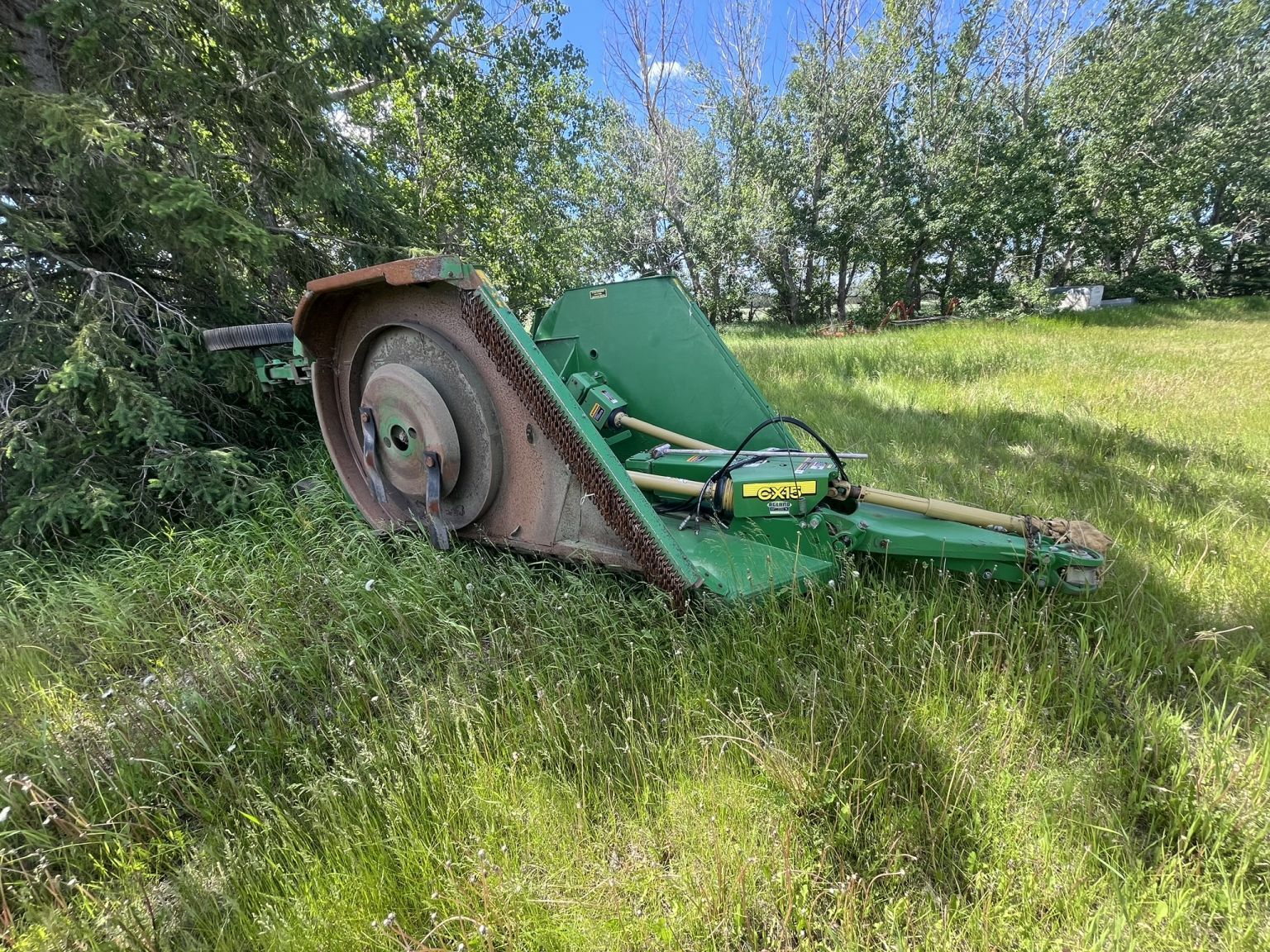 John Deere CX15 Batwing Mower, 16ft, with extra blades