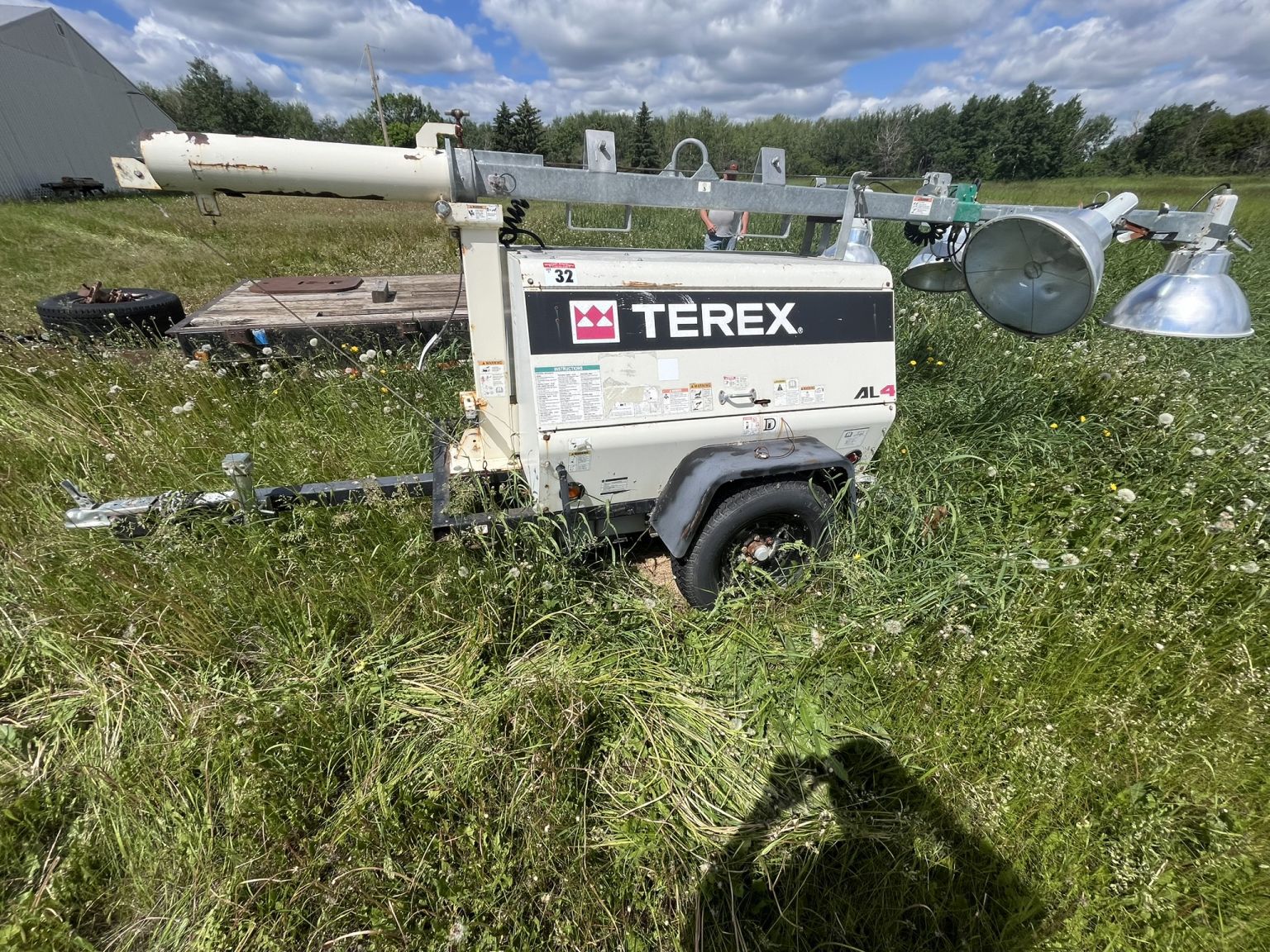 Terex Light Tower, 6500 Hrs