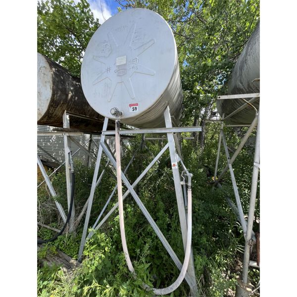 Fuel Tank on Stand (approx 300 Gallon)