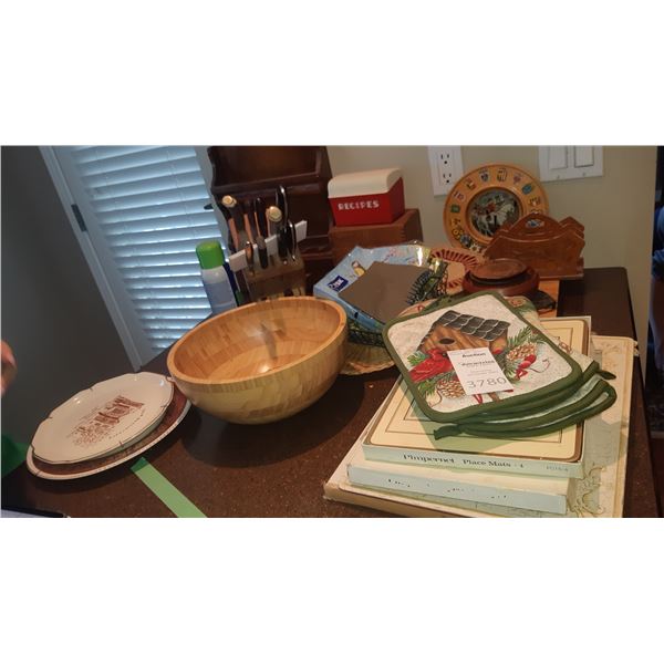 Cutting Board, Placemats, Butcher Block A