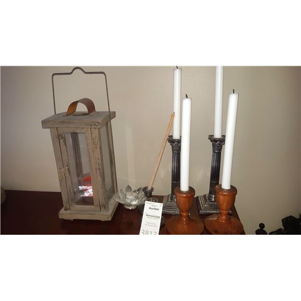 Lantern, Candlesticks A