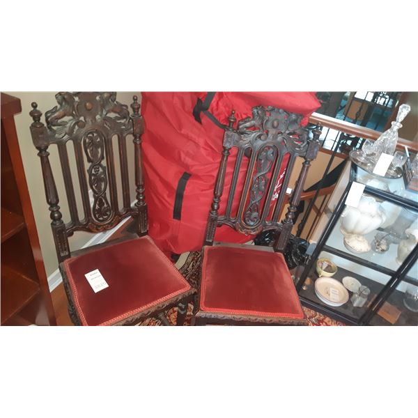 Carved Dining Chairs A
