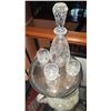 Image 2 : Lead Crystal Decanter Set A