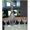 Image 4 : Lead Crystal Decanter Set A