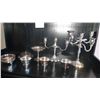 Image 6 : Silverplate, Candelabras,  A