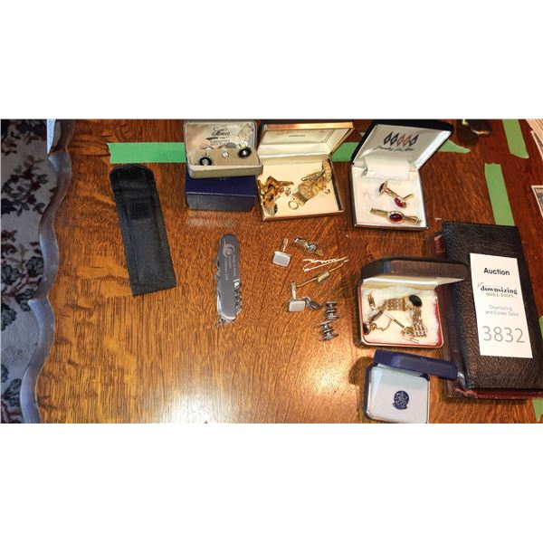 Cuff links, Wallets, Tie Pins A