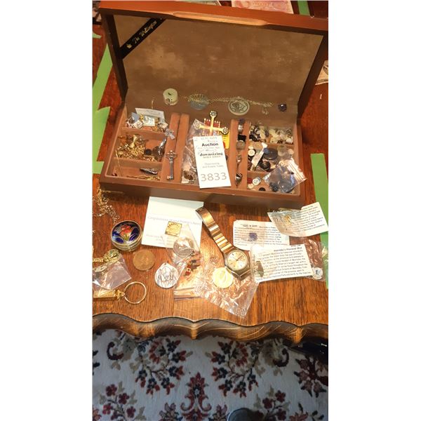 Gold Rings, Watches, Tie Pins A