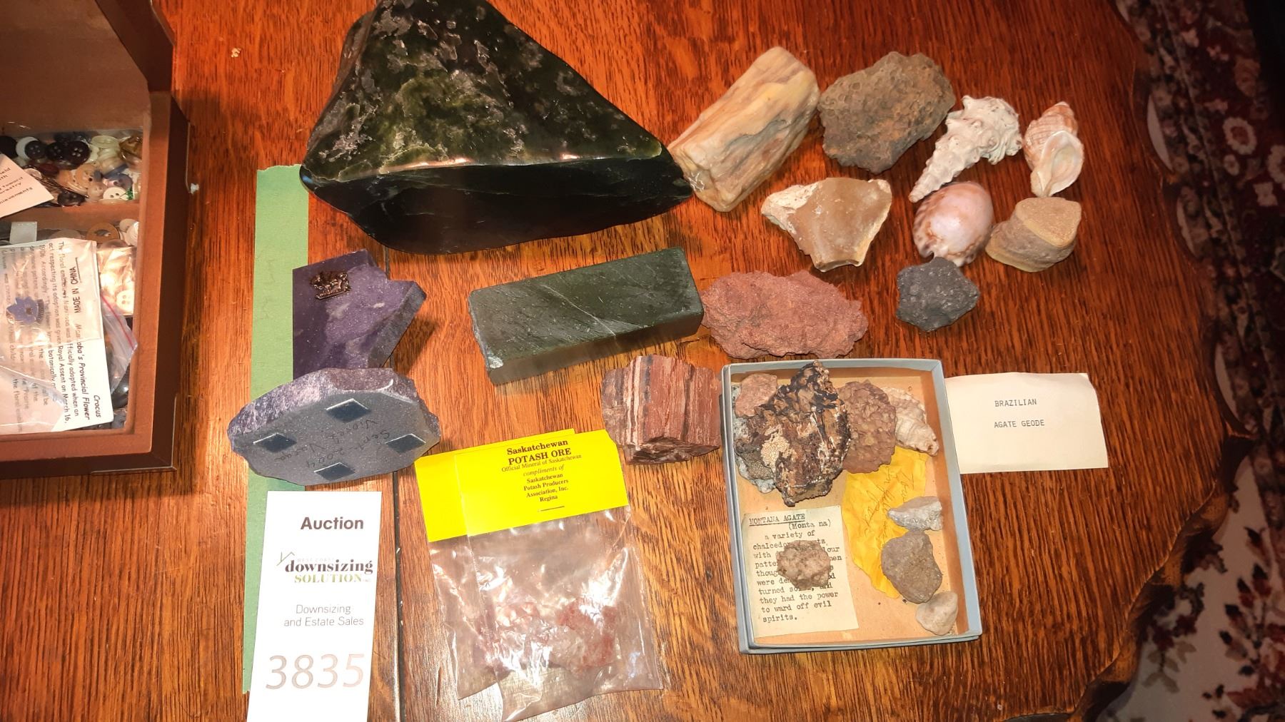 Jade, Shells, Ore A