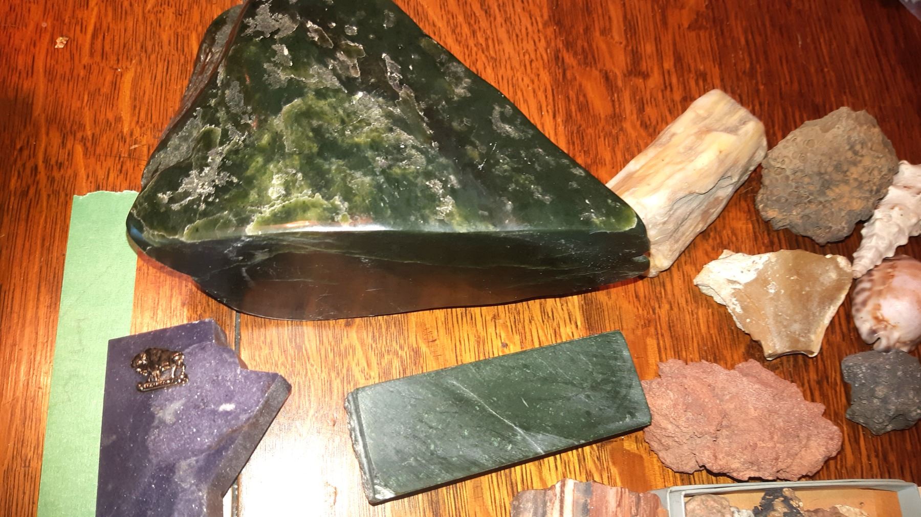 Jade, Shells, Ore A