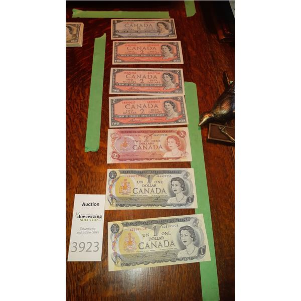 Vintage Canadian Money A