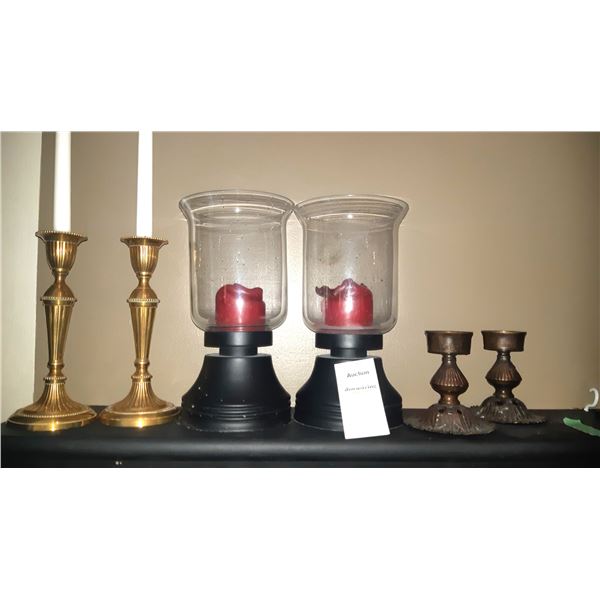 Brass & Other Candle Holders A