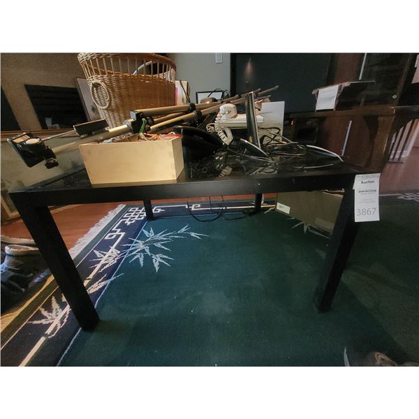 Metal & Glass Coffee Table C