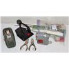Image 1 : LOT OF VINTAGE OFFICE SUPPLIES AND MATH SUPPLIES