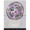 Image 1 : FENTON HANDPAINTED AND SIGNED GLASS HAT WITH STAND