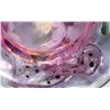 Image 2 : FENTON HANDPAINTED AND SIGNED GLASS HAT WITH STAND