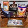 Image 1 : ASSORTED VINTAGE BRANDED TINS