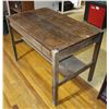 Image 1 : ANTIQUE SOLID WOOD TABLE (TIGER OAK?)