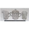Image 1 : HEAVY CRYSTAL GLASSWARE SET