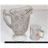 Image 1 : 2 PIECES HEAVY GLASSWARE