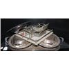 Image 1 : SILVER PLATED KITCHENWARE LOT (ESSAY CANADA INCLU)