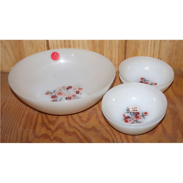 FIREKING TWO PIECE BOWL MATCHING SET