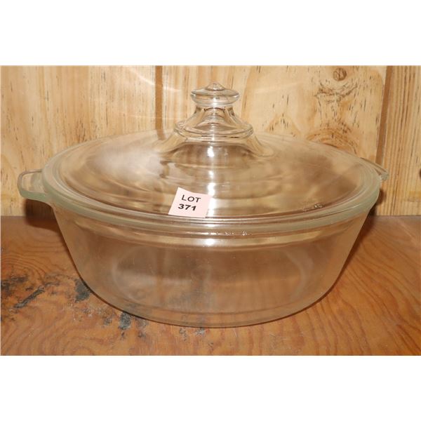 PYREX CLEAR PYREX SERVING DISH W/ LID