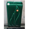Image 1 : LARGE HANDMADE GREEN VASE (STAMPED)